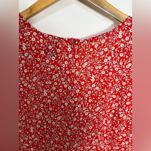 Princess Polly Icona Floral Red Romper Size 8 - Picture 5 of 10